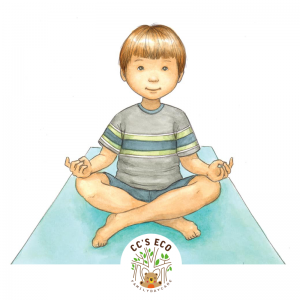 meditation and yoga illustration